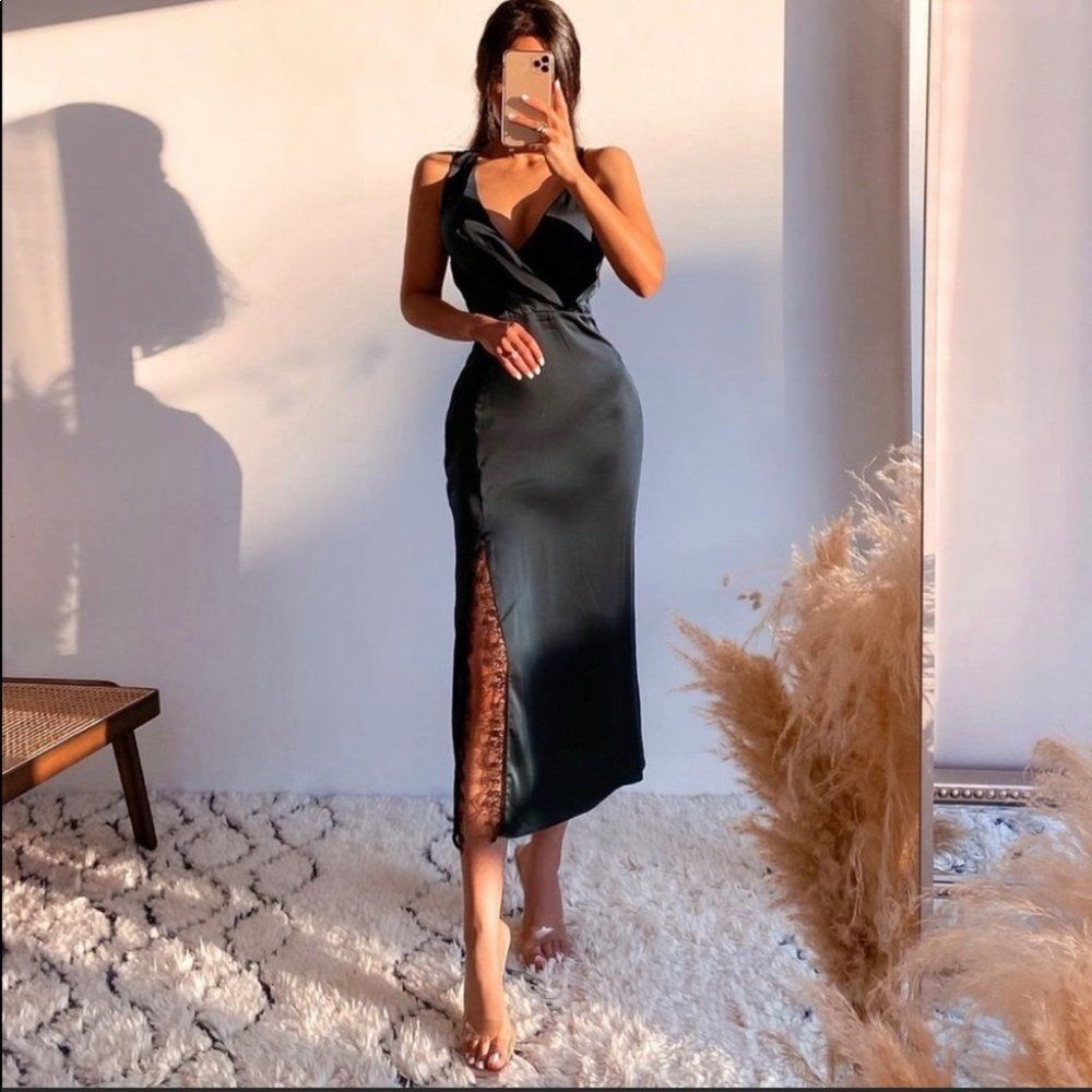 ZARA LACE SLIP DRESS